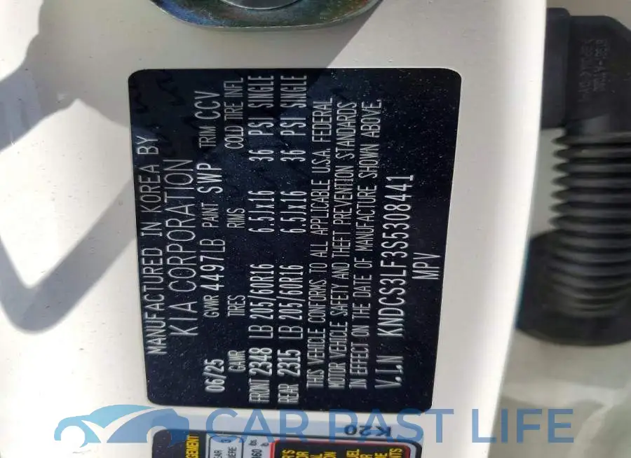 KNDCS3LF3S5308441# 13