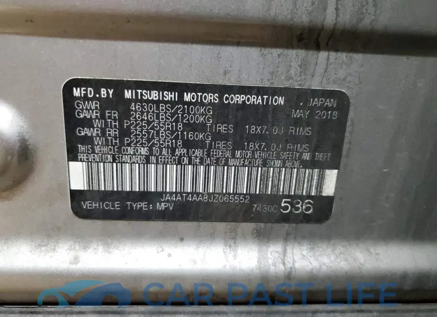 JA4AT4AA8JZ065552# 13