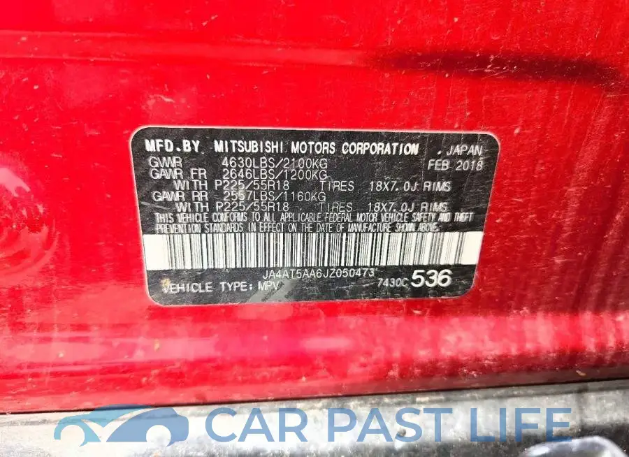 JA4AT5AA6JZ050473# 14