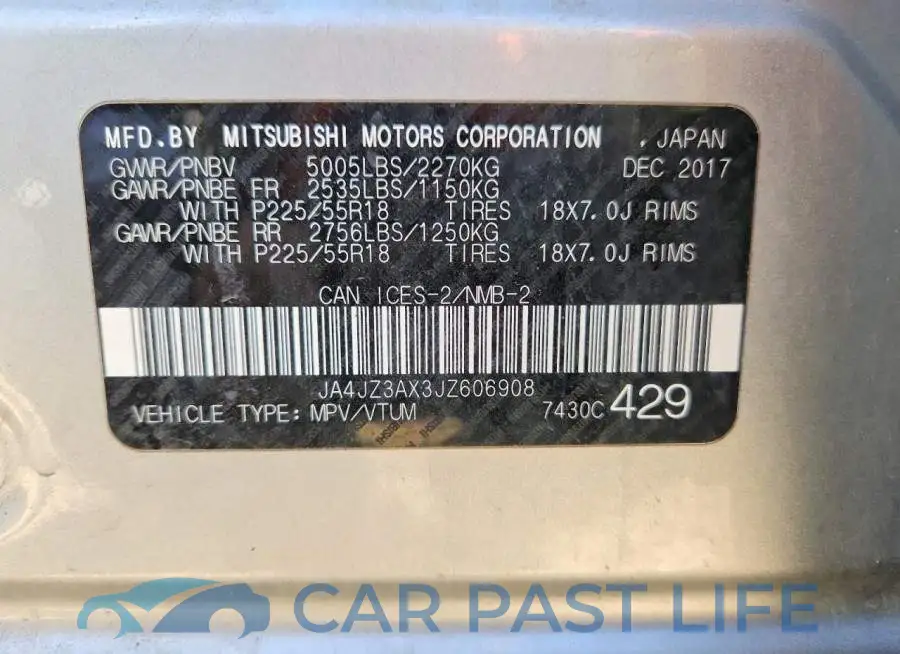 JA4JZ3AX3JZ606908# 14
