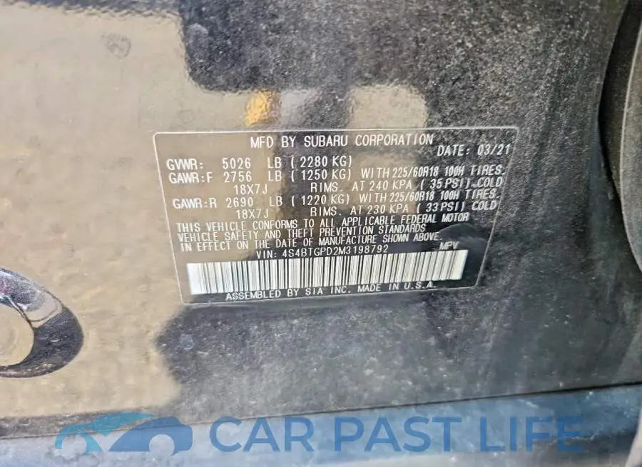 4S4BTGPD2M3198792# 13