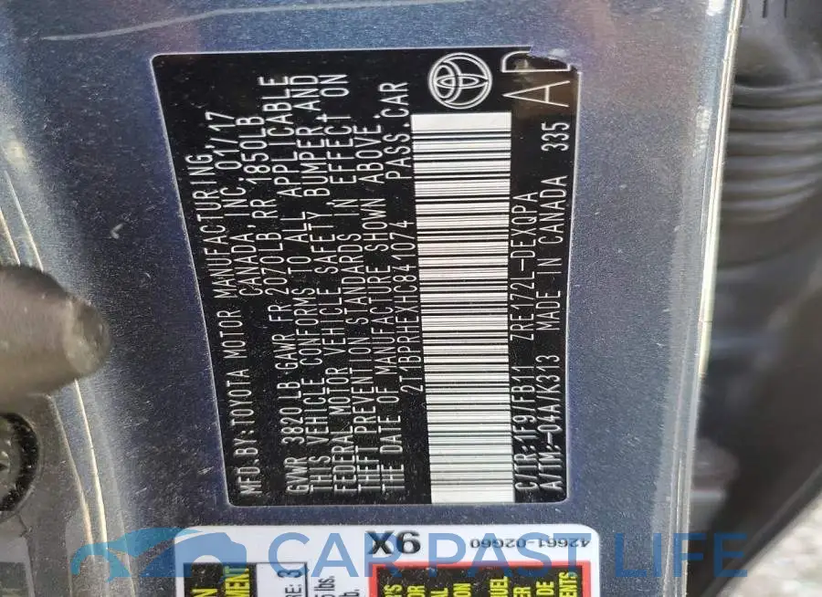 2T1BPRHEXHC841074# 13