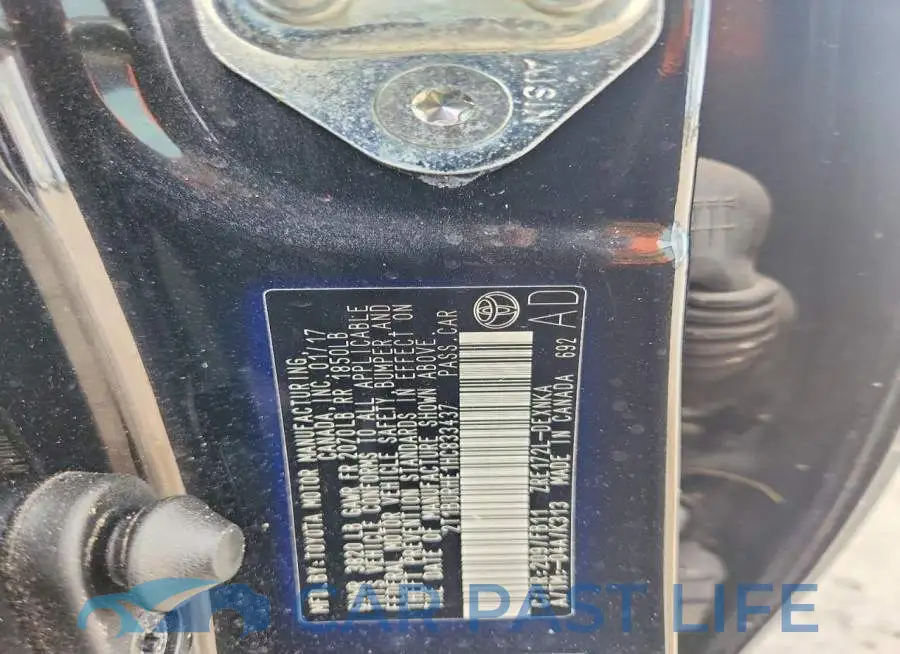 2T1BURHE1HC833437# 13