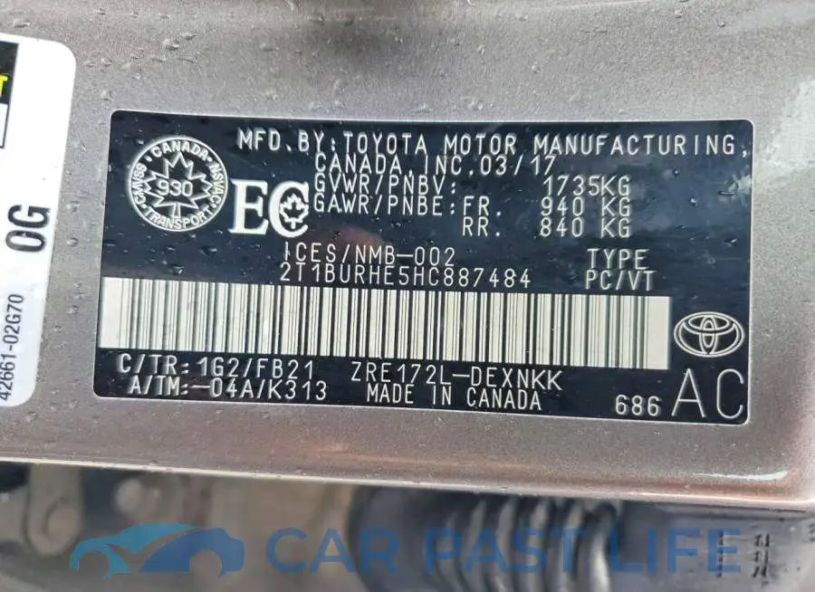 2T1BURHE5HC887484# 12