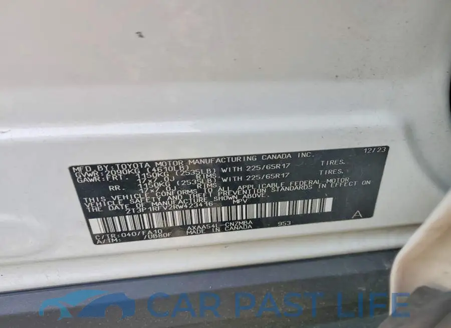 2T3P1RFV2RW423416# 12