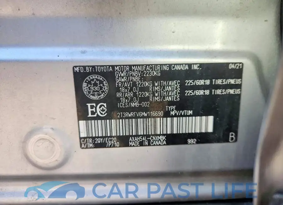 2T3RWRFV6MW116690# 14