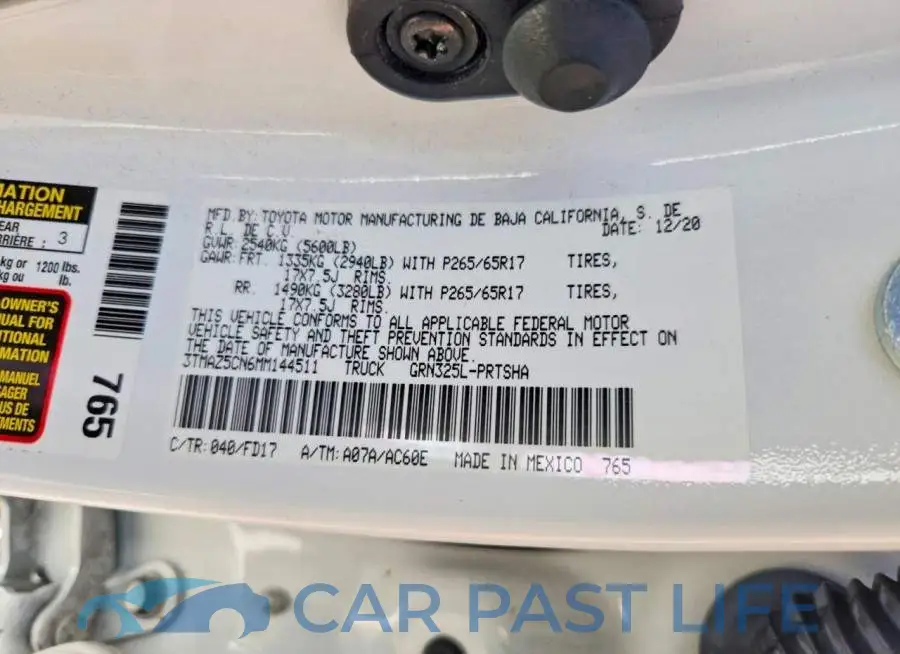 3TMAZ5CN6MM144511# 13