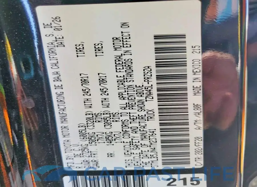 3TMLB5JN4TM237641# 12