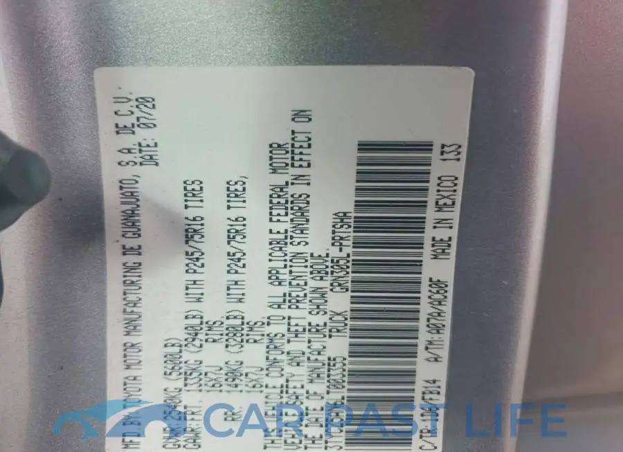 3TYCZ5AN6LT003355# 13