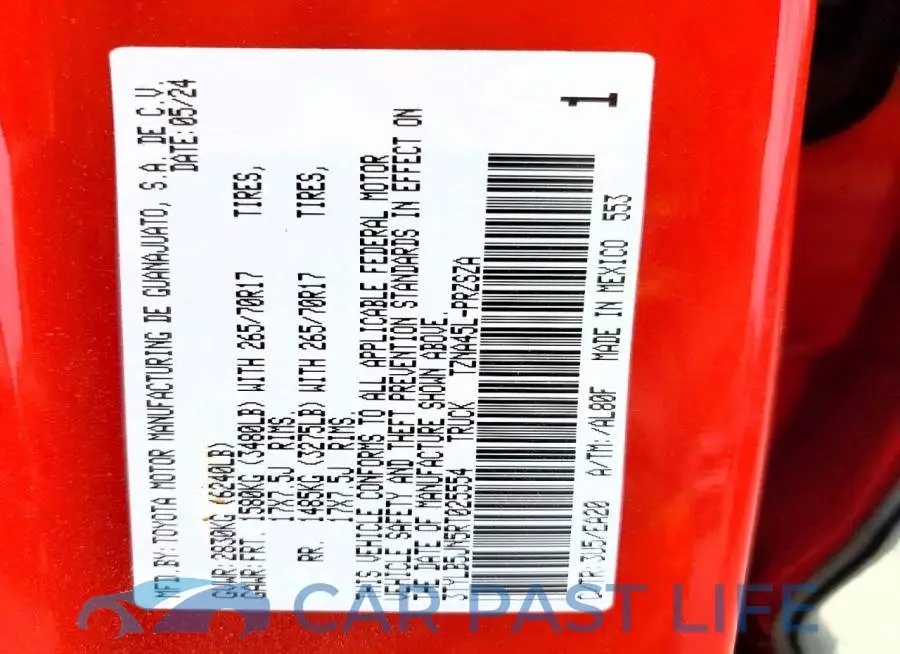 3TYLB5JN5RT025554# 13