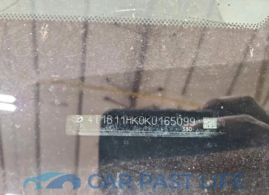 4T1B11HK0KU165099# 12