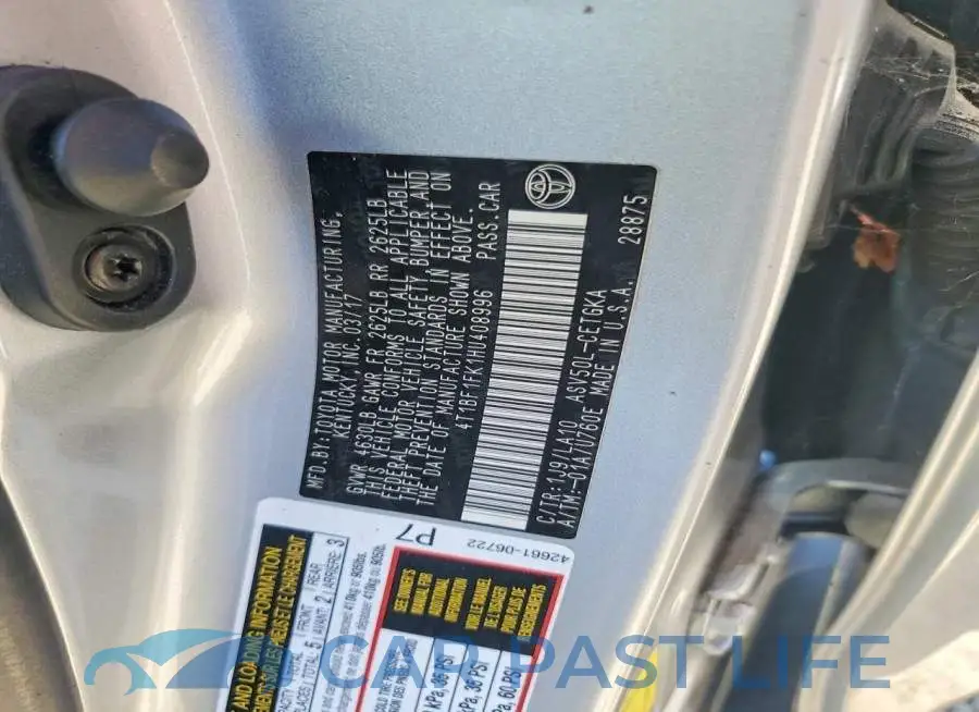 4T1BF1FK1HU408996# 13