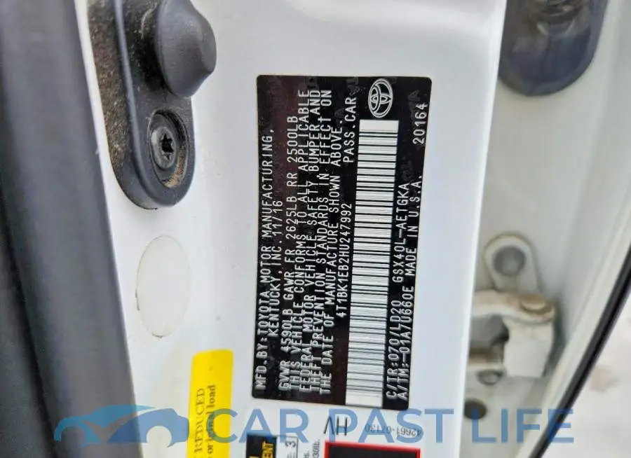 4T1BK1EB2HU247992# 12