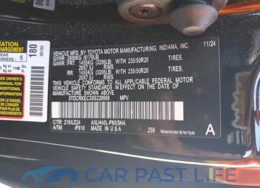 5TDCRKEC3SS229998# 14