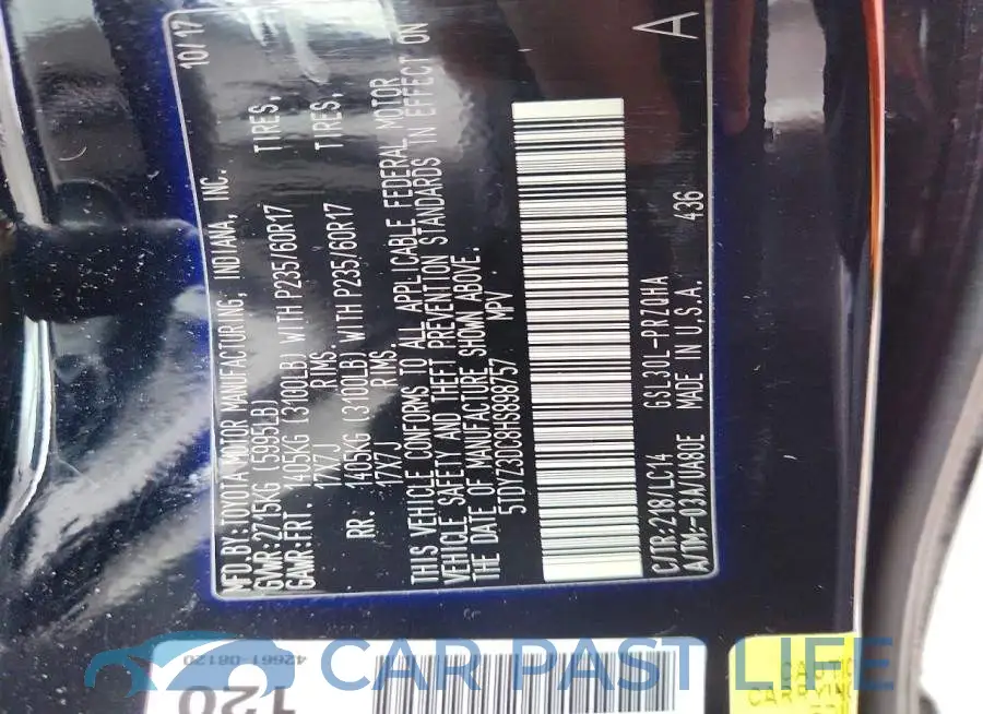 5TDYZ3DC8HS898757# 13
