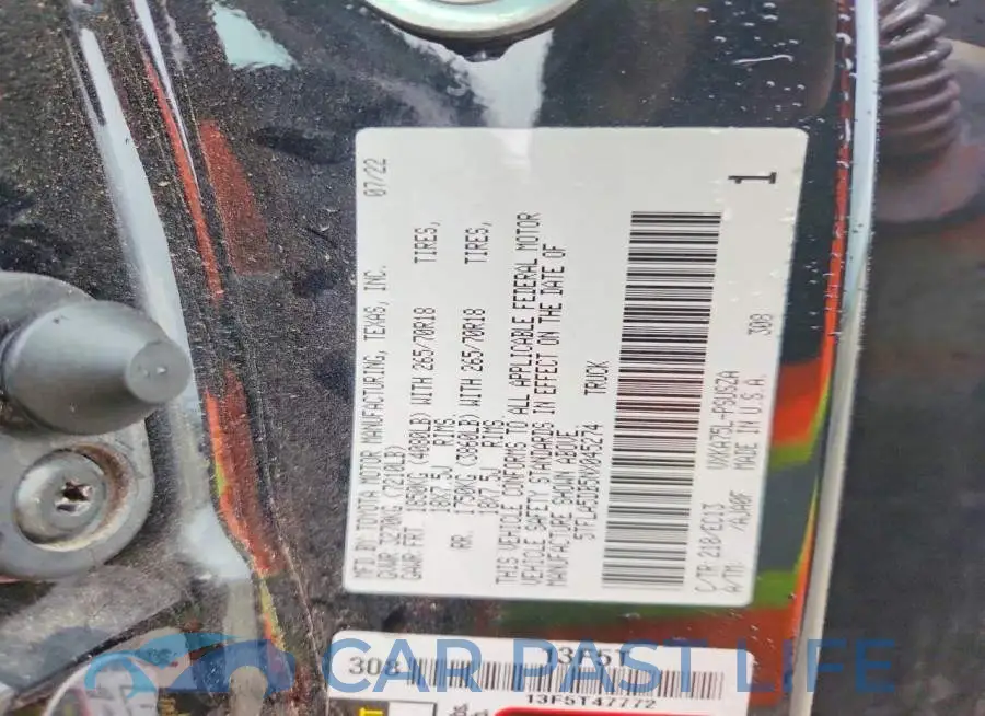 5TFLA5DB5NX045274# 12
