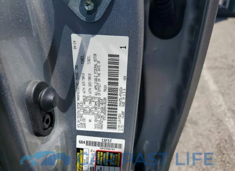 5TFLA5DB5RX186285# 12