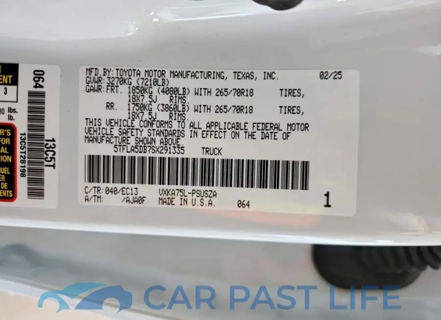5TFLA5DB7SX291335# 12
