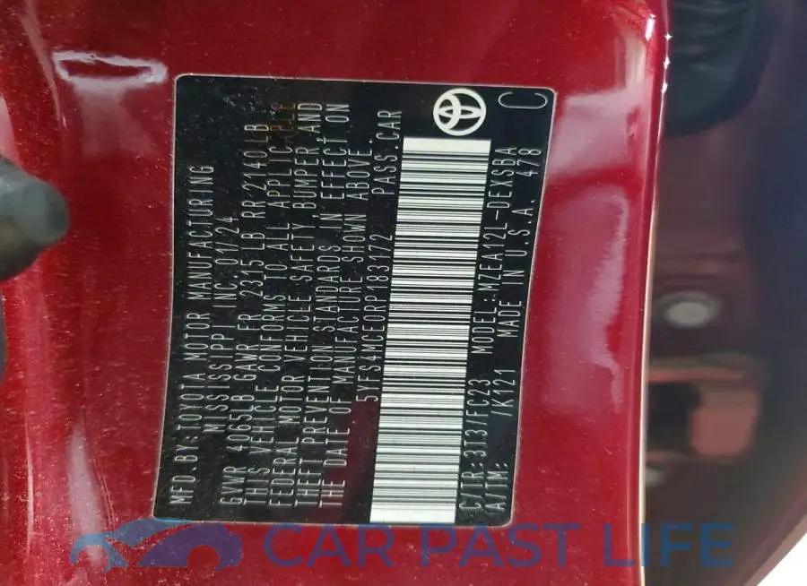 5YFS4MCE0RP183172# 12