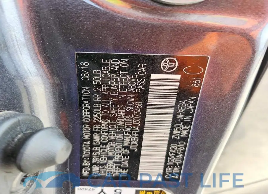 JTDKBRFU4J3073468# 12