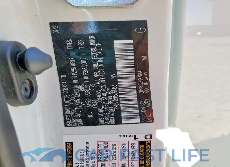 JTEFU5JR3M5251463# 13
