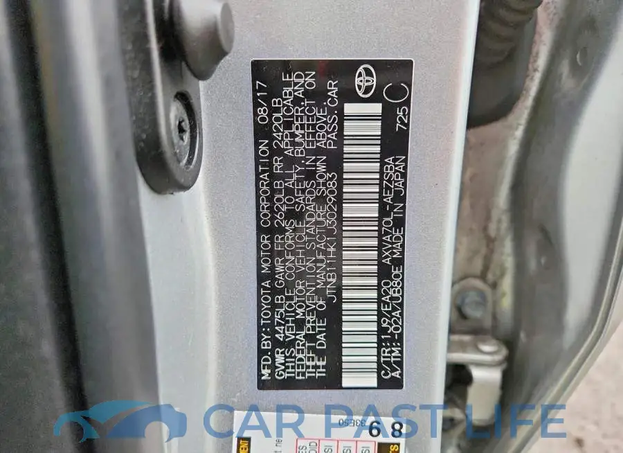 JTNB11HK1J3029083# 12