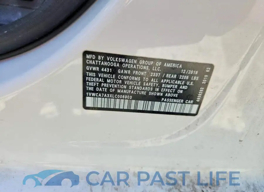 1VWCA7A3XLC006903# 13