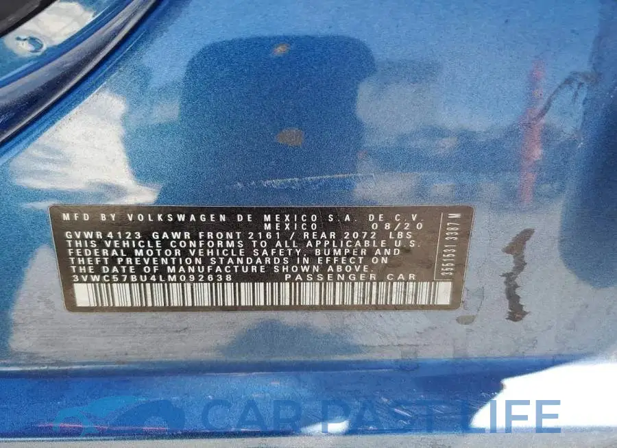 3VWC57BU4LM092638# 13