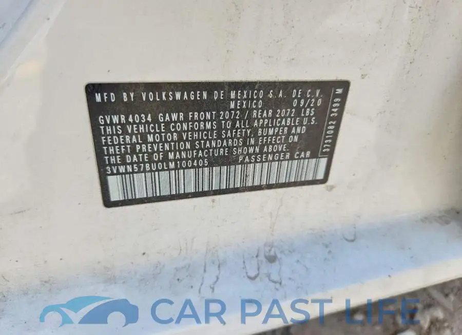 3VWN57BU0LM100405# 12