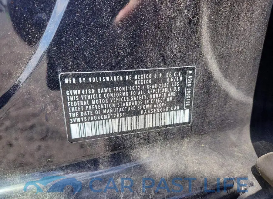3VWY57AU8KM512861# 12