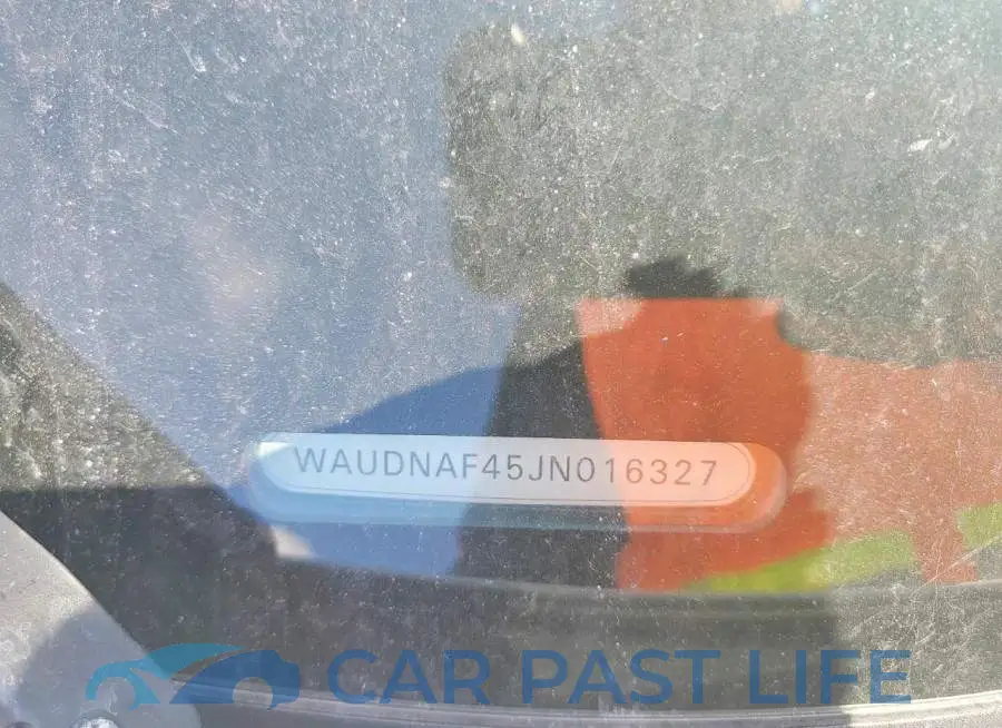 WAUDNAF45JN016327# 12
