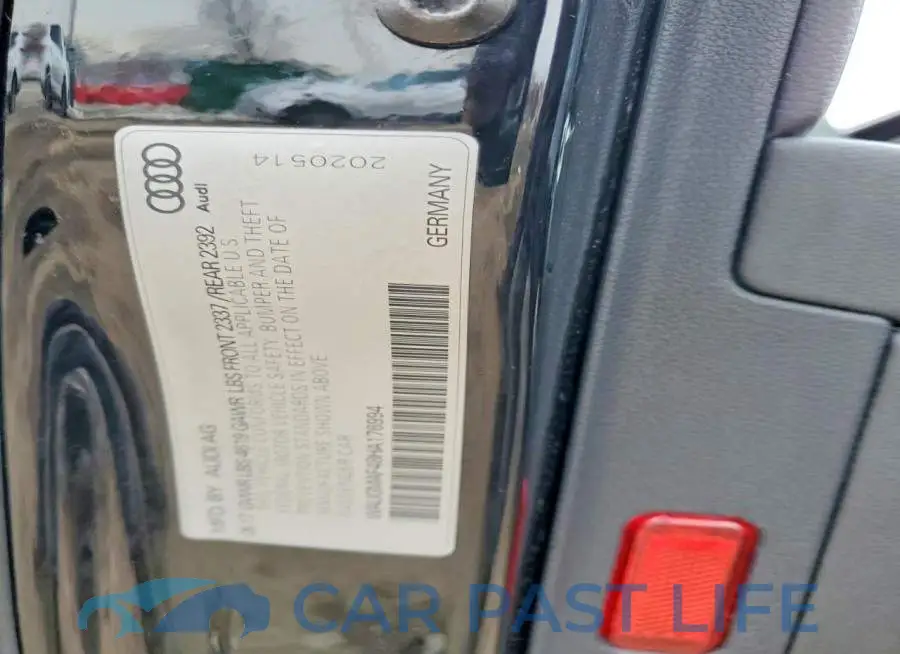WAUGMAF48HA176994# 12