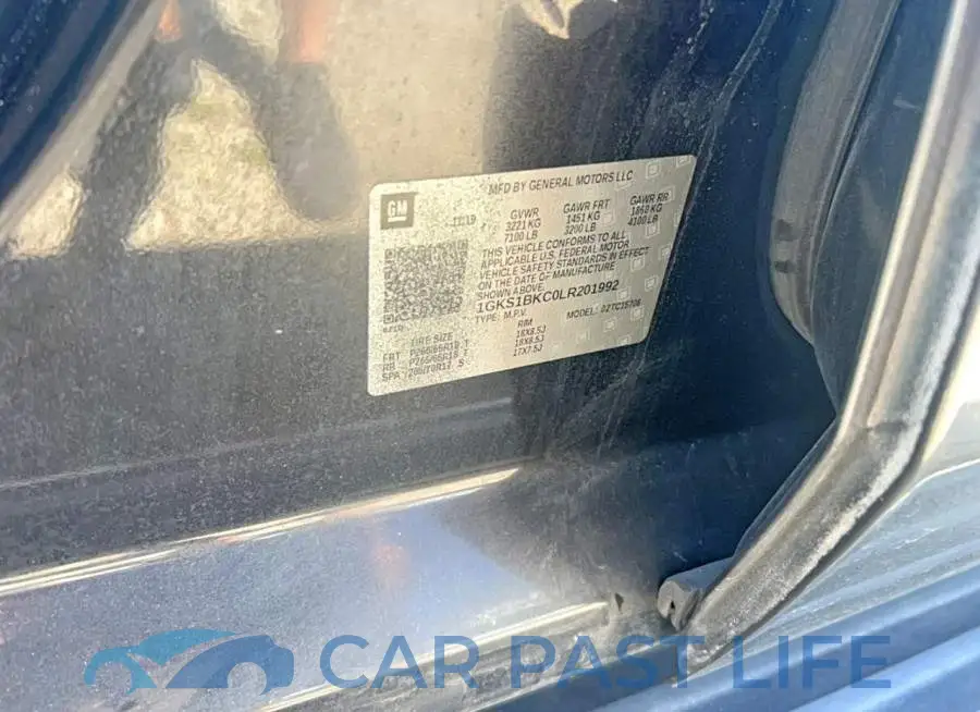 1GKS1BKC0LR201992# 10