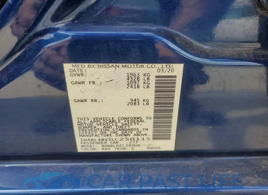 1N4BL4BV3LC250115# 12