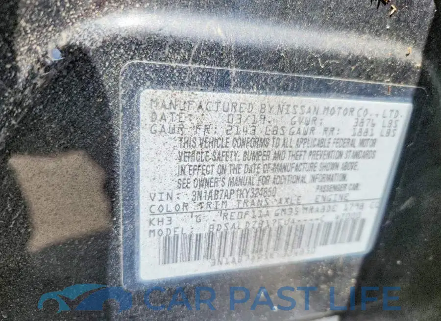 3N1AB7AP1KY324850# 12