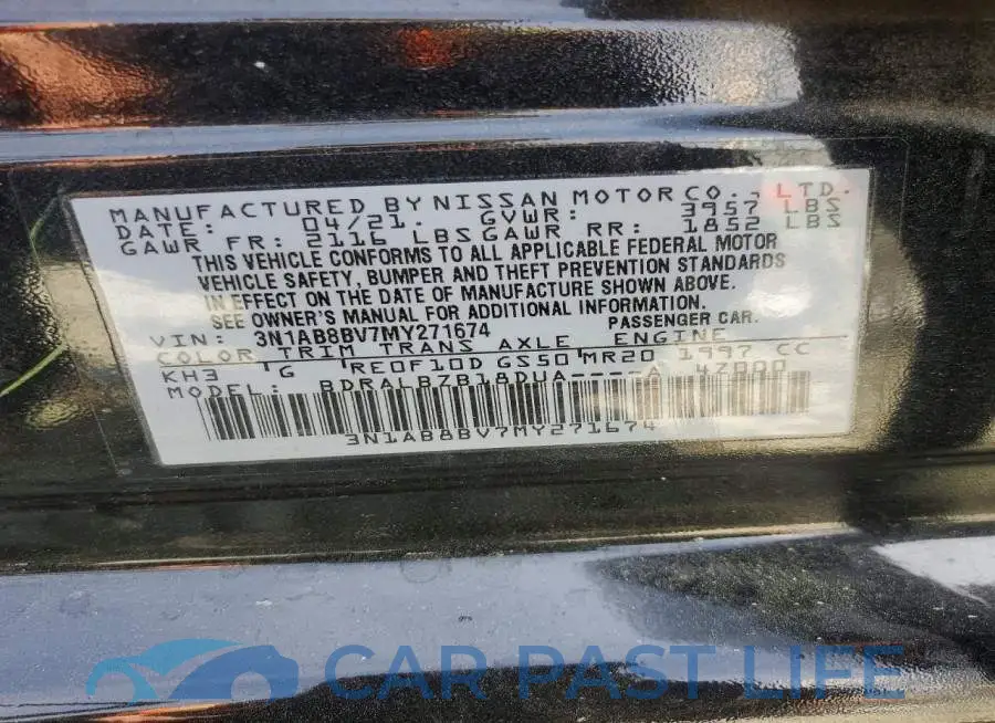 3N1AB8BV7MY271674# 12
