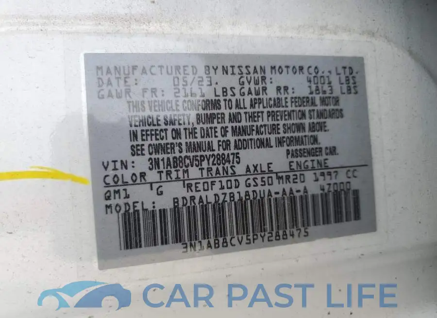 3N1AB8CV5PY288475# 13