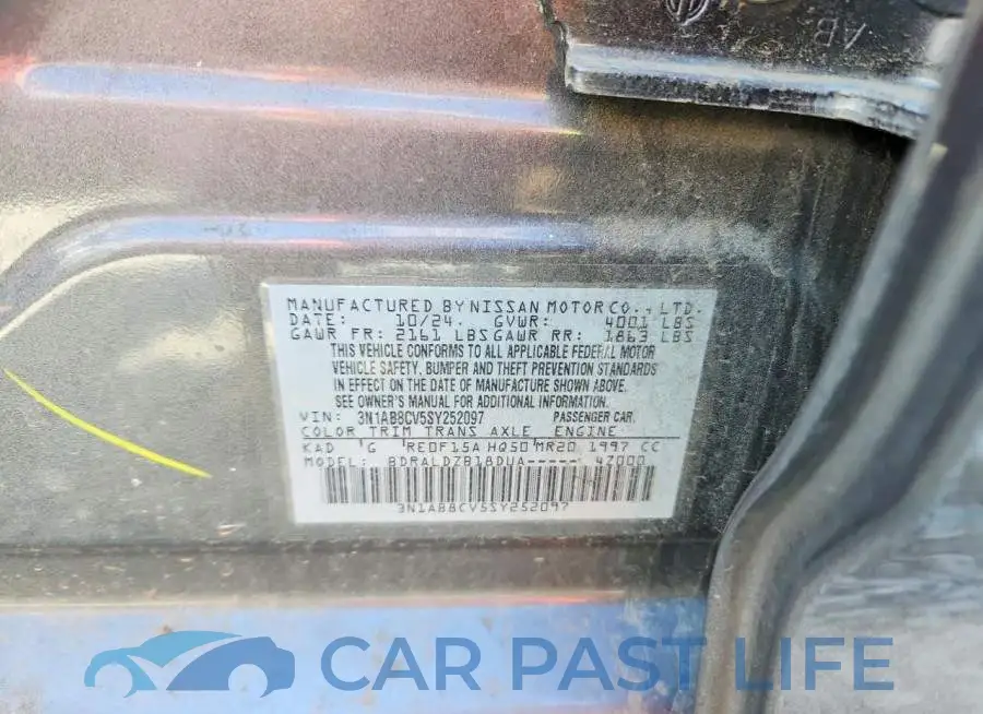3N1AB8CV5SY252097# 12