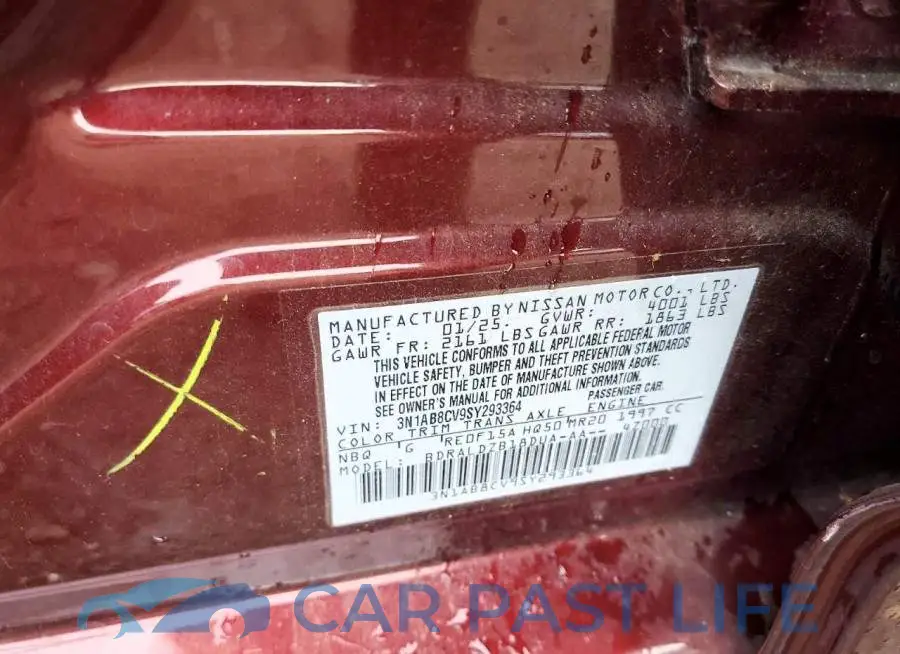 3N1AB8CV9SY293364# 13