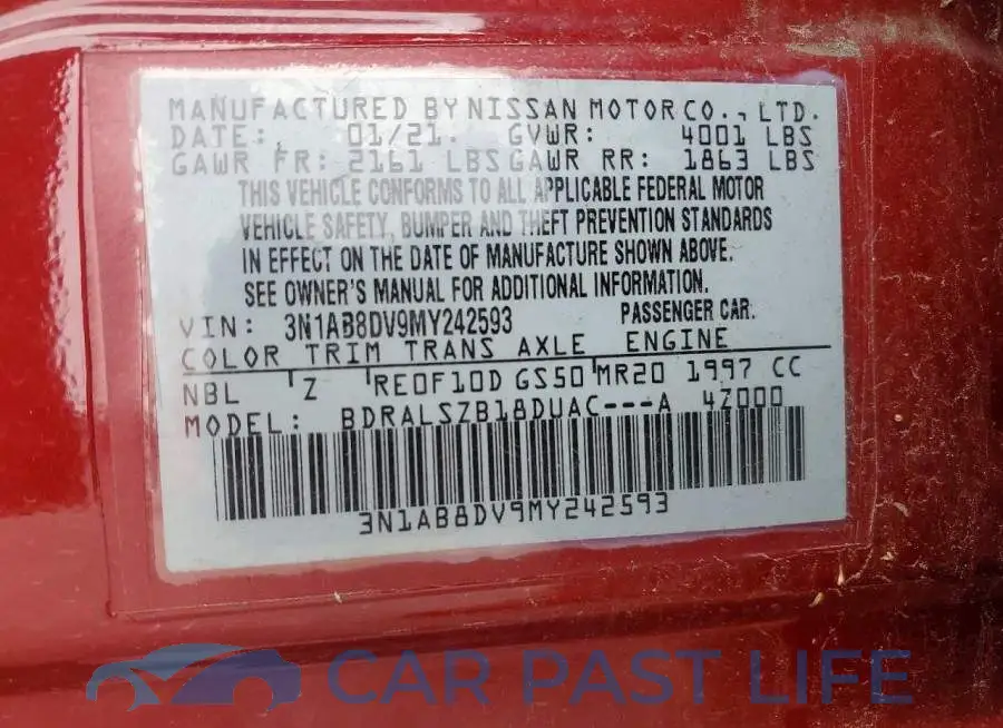 3N1AB8DV9MY242593# 12