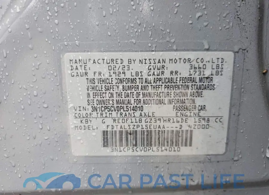3N1CP5CV0PL514010# 12