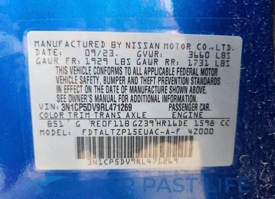 3N1CP5DV9RL471269# 13