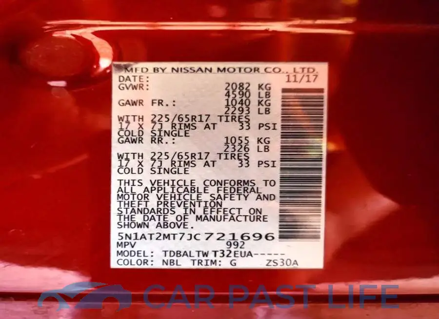 5N1AT2MT7JC721696# 13