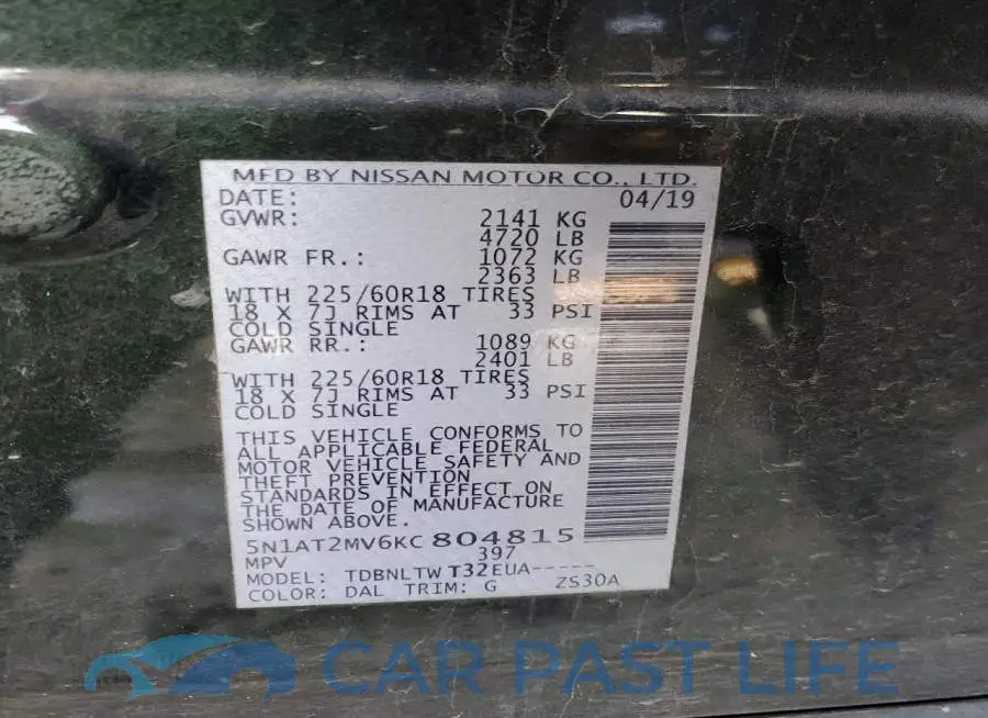 5N1AT2MV6KC804815# 13