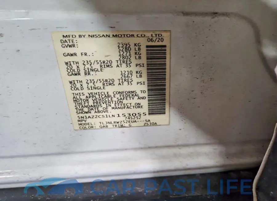 5N1AZ2CS1LN153055# 14