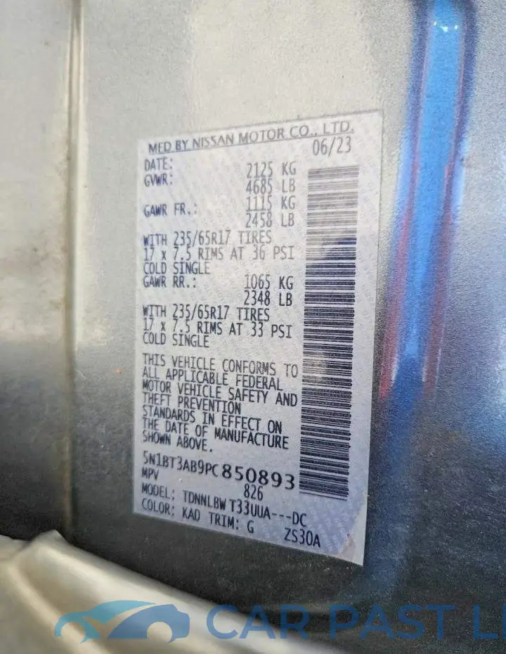 5N1BT3AB9PC850893# 14