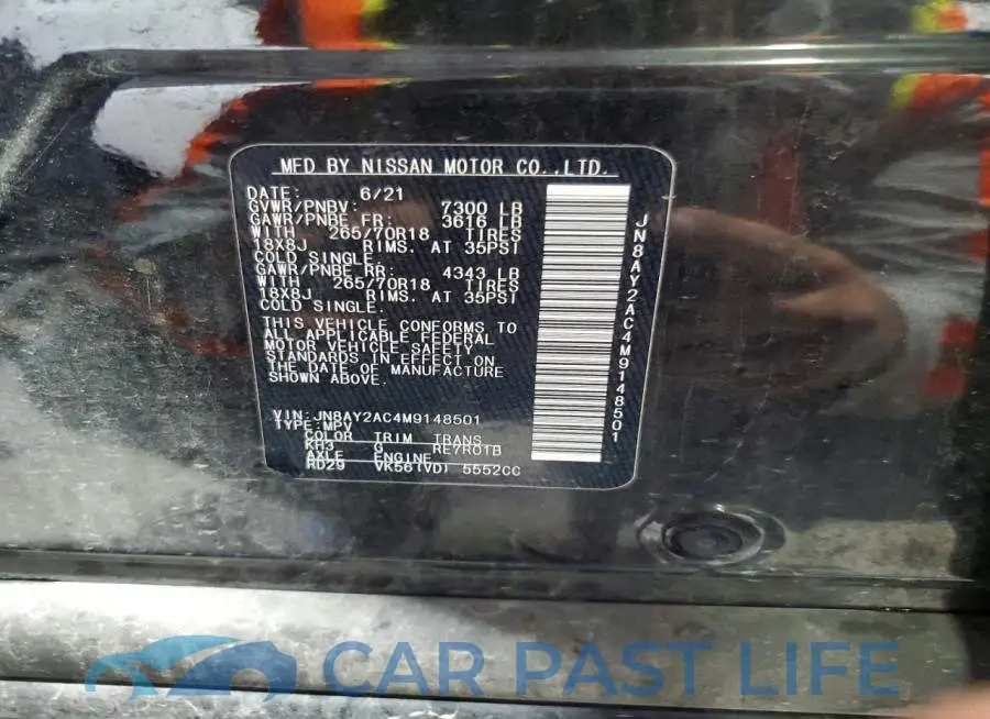 JN8AY2AC4M9148501# 14
