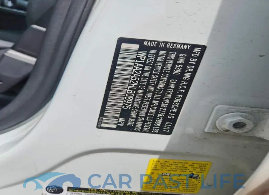 WP1AA2A52HLB08975# 13