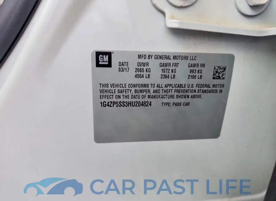 1G4ZP5SS3HU204824# 12