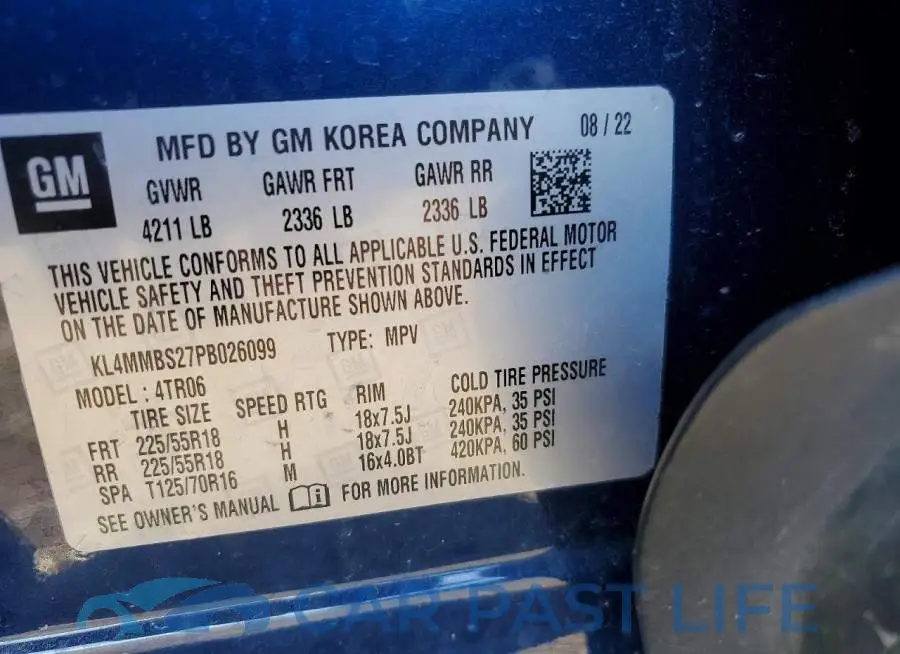 KL4MMBS27PB026099# 14